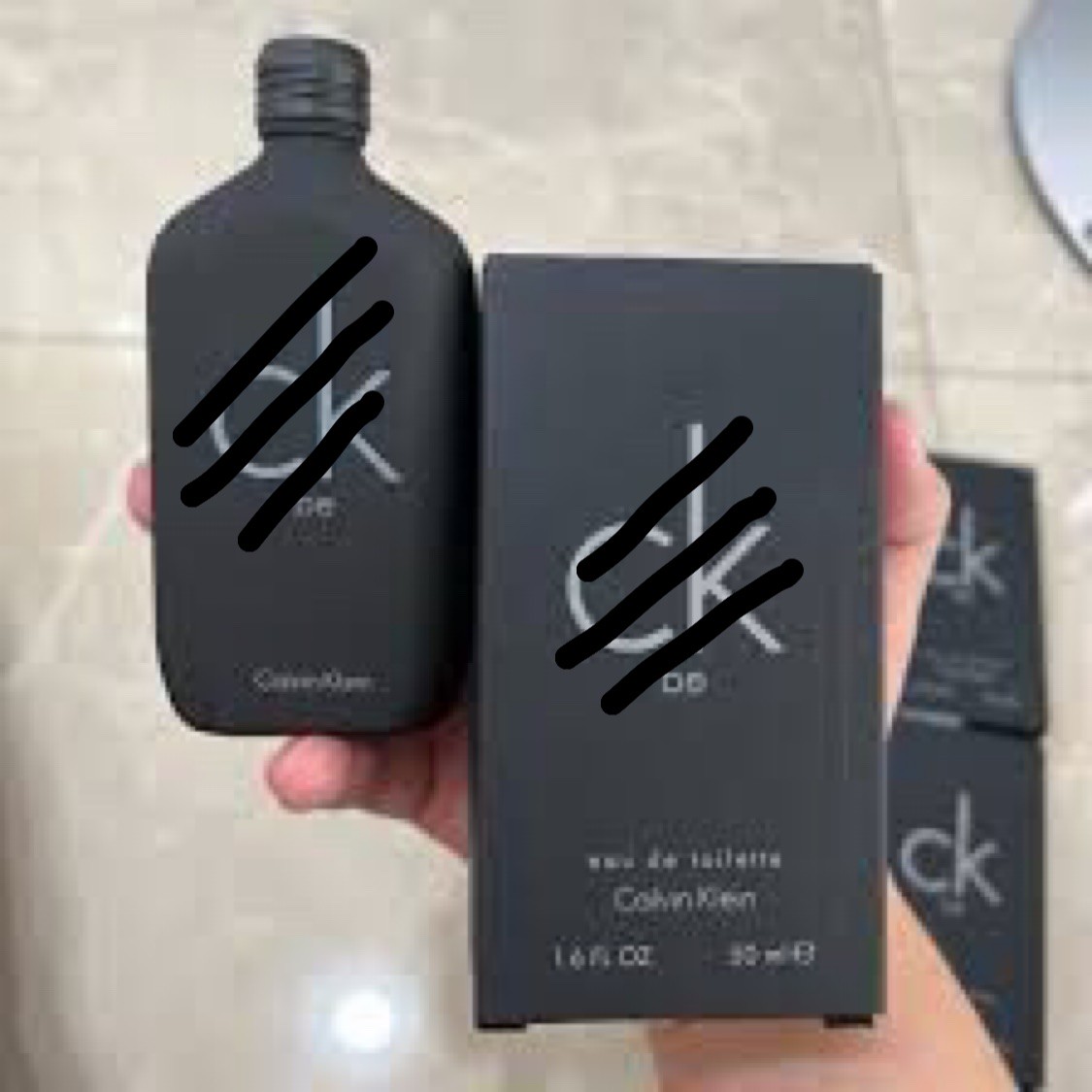 Nước hoa ck be edt đen 100ml+4%lazada