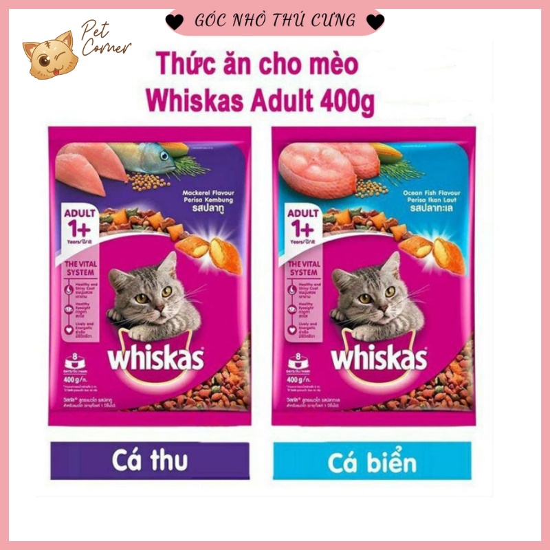 Thức ăn hạt Whiskas cho mèo trưởng thành