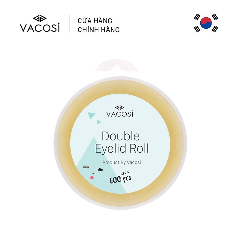 Vacosi cuộn 600 miếng dán kích mí double eyelid roll vm17 - size s
