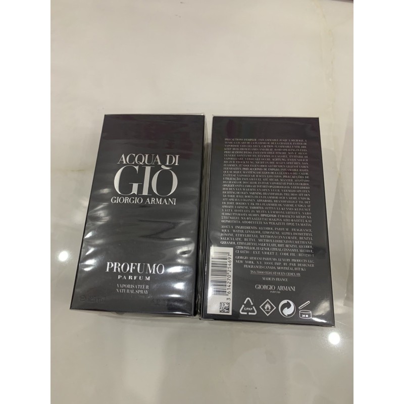 Nước hoa nam Acqua Di Giò Profumo Parfum 125ml full seal