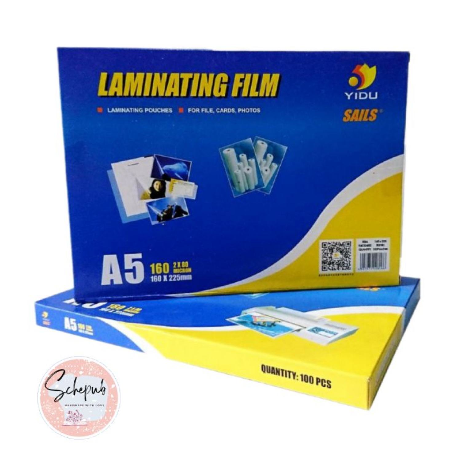Màng ép nhựa plastic kích thước A5, 21×15 cm định lượng 37 mic, 55 mic, 80 mic | schepub handmade