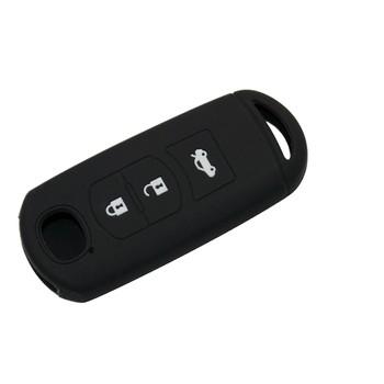 Bao silicone chìa khóa cho xe ôtô mazda 2, 3, 6, cx5 - 3 nút bấm