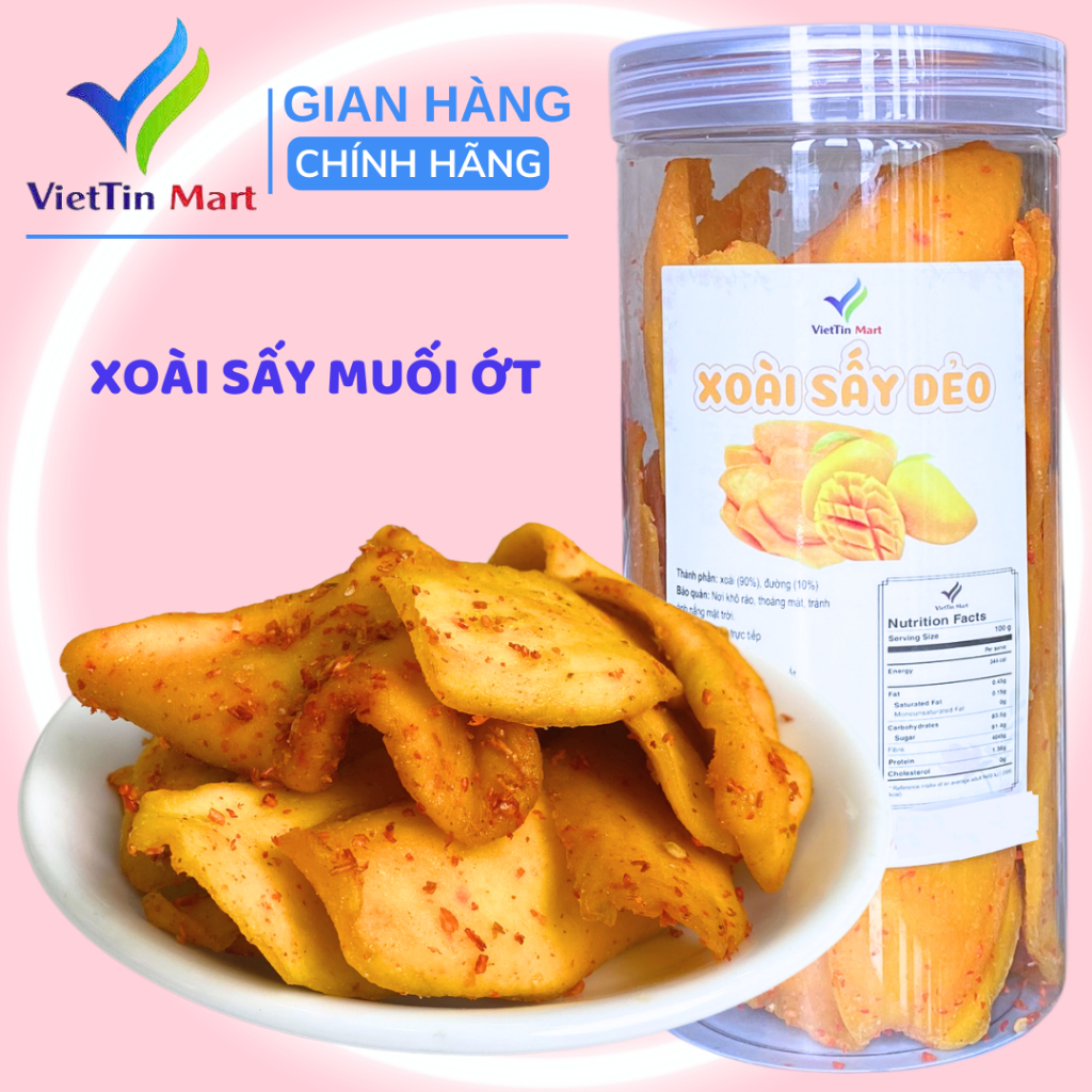 500G XOÀI SẤY DẺO MUỐI ỚT