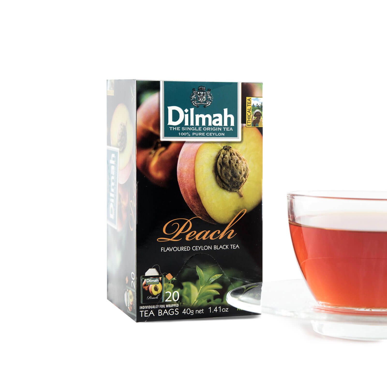 Trà Dilmah túi lọc hương đào