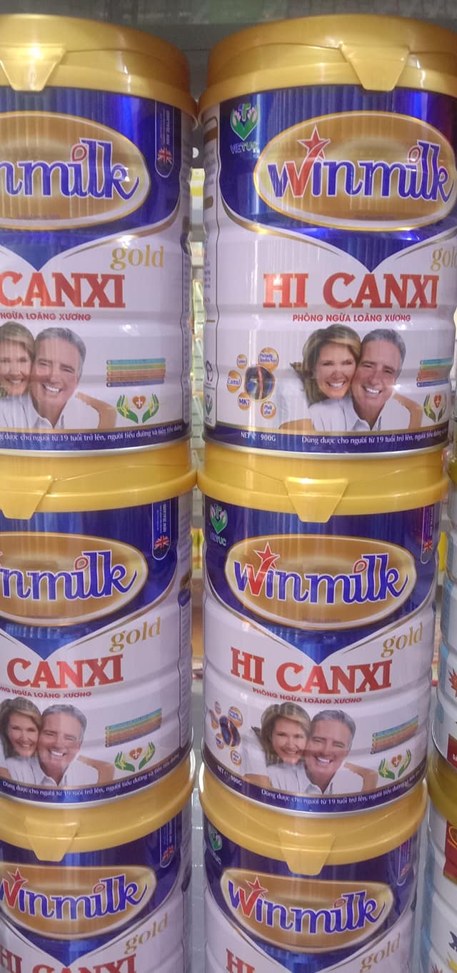 Sữa Winmilk Hi-Canxi 900g dành cho người già - Ngừa loãng xương và tiểu đường