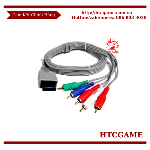 Dây tín hiệu Component Cable Nintendo Wii (Xám)