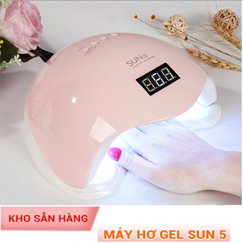 [ Deal Sốc ] Máy Hơ Gel Sun 5 Uv Led 48w 24 Bóng Nhanh Khô Sơn Gel, Máy Hơ Gel Mini , Hơ Móng Tay Mini, Máy Sấy Gel Mini Hơ Cực Nhanh Khô Chất Lượng Đảm Bảo, BH 12 Tháng