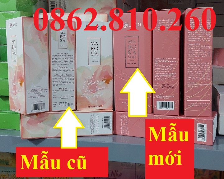 Sữa rửa mặt marosa soft face wash laco 100ml sạch sâu chính hãng