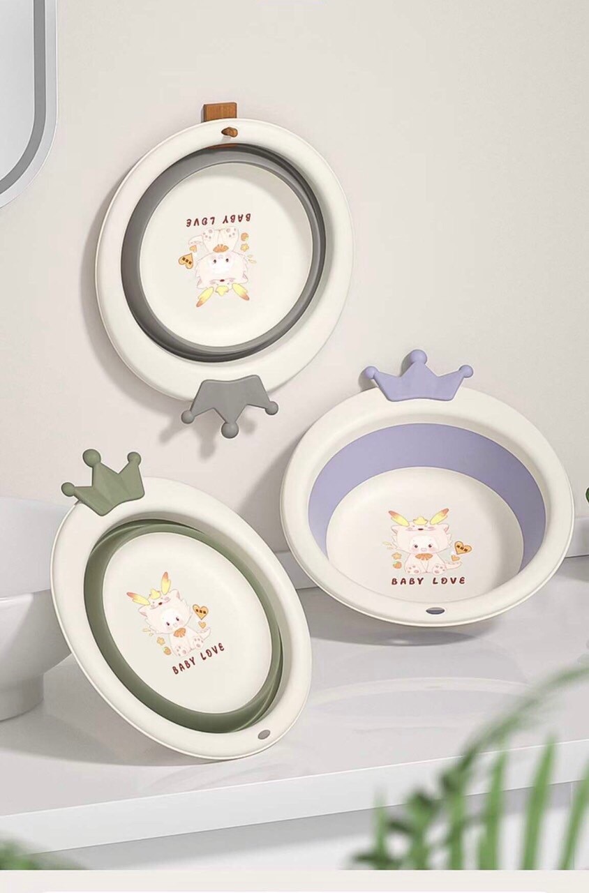 Chậu gấp gọn cho bé - Hình vương miện