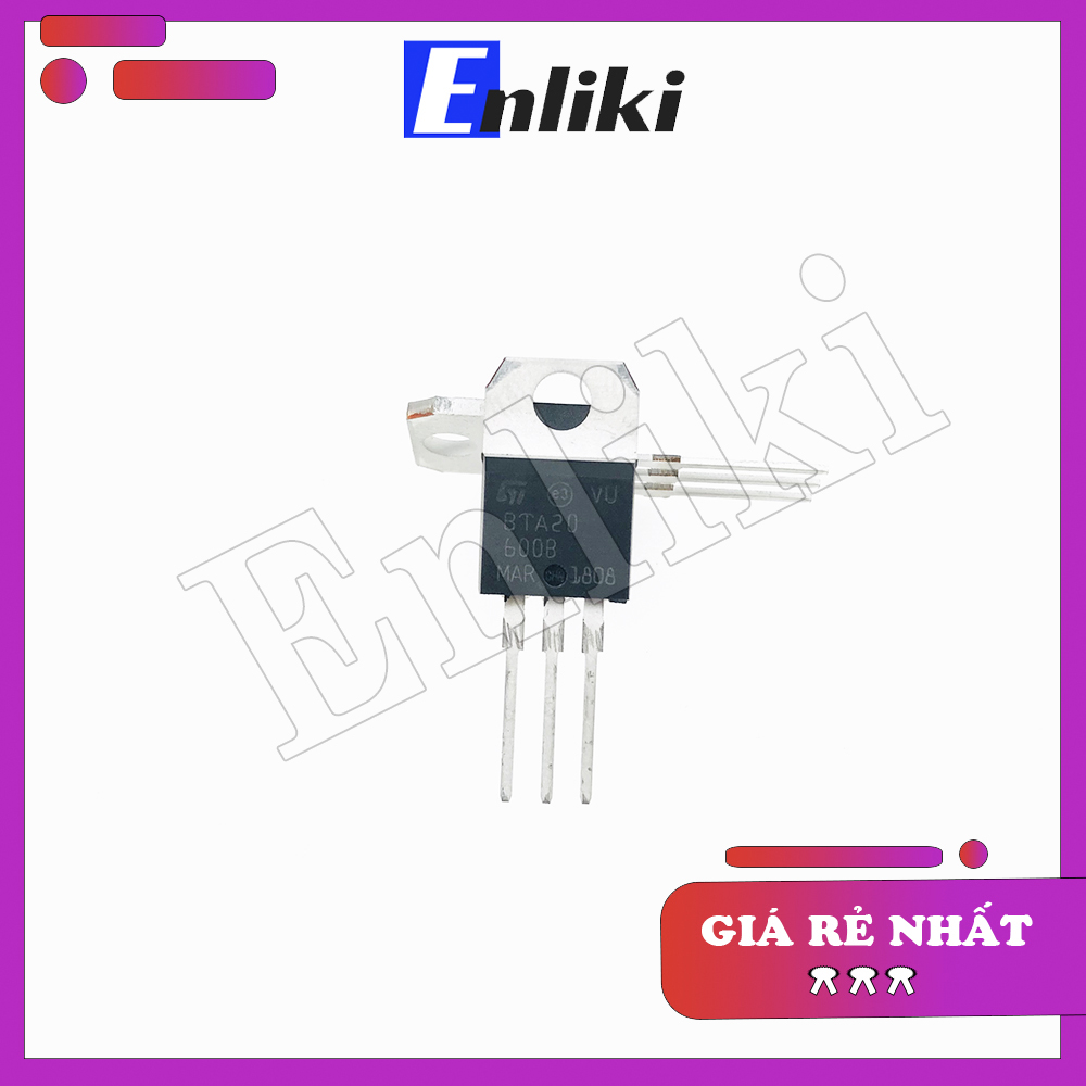 Bta20-600b 20a 600v triac to220