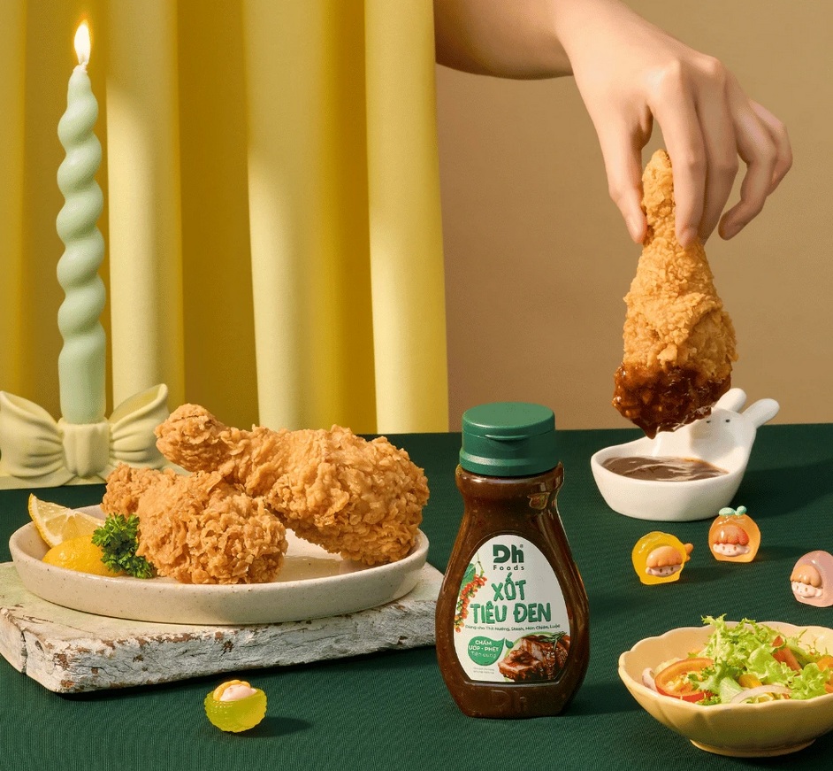 DH FOODS [chai 200g] XỐT TIÊU ĐEN Black Pepper Sauce