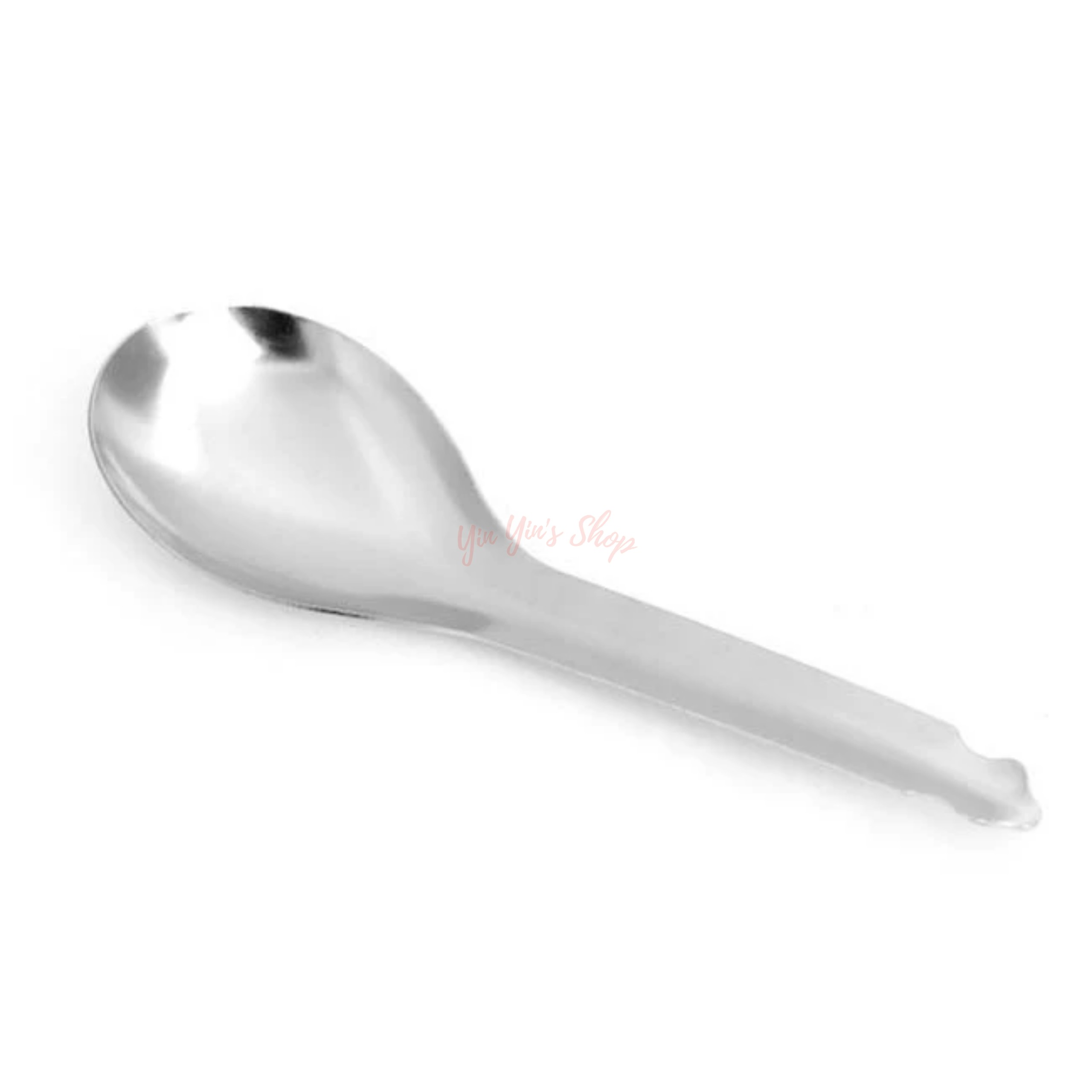 1 cái muỗng canh chất liệu inox dài 15cm, thìa dày cao cấp bền đẹp