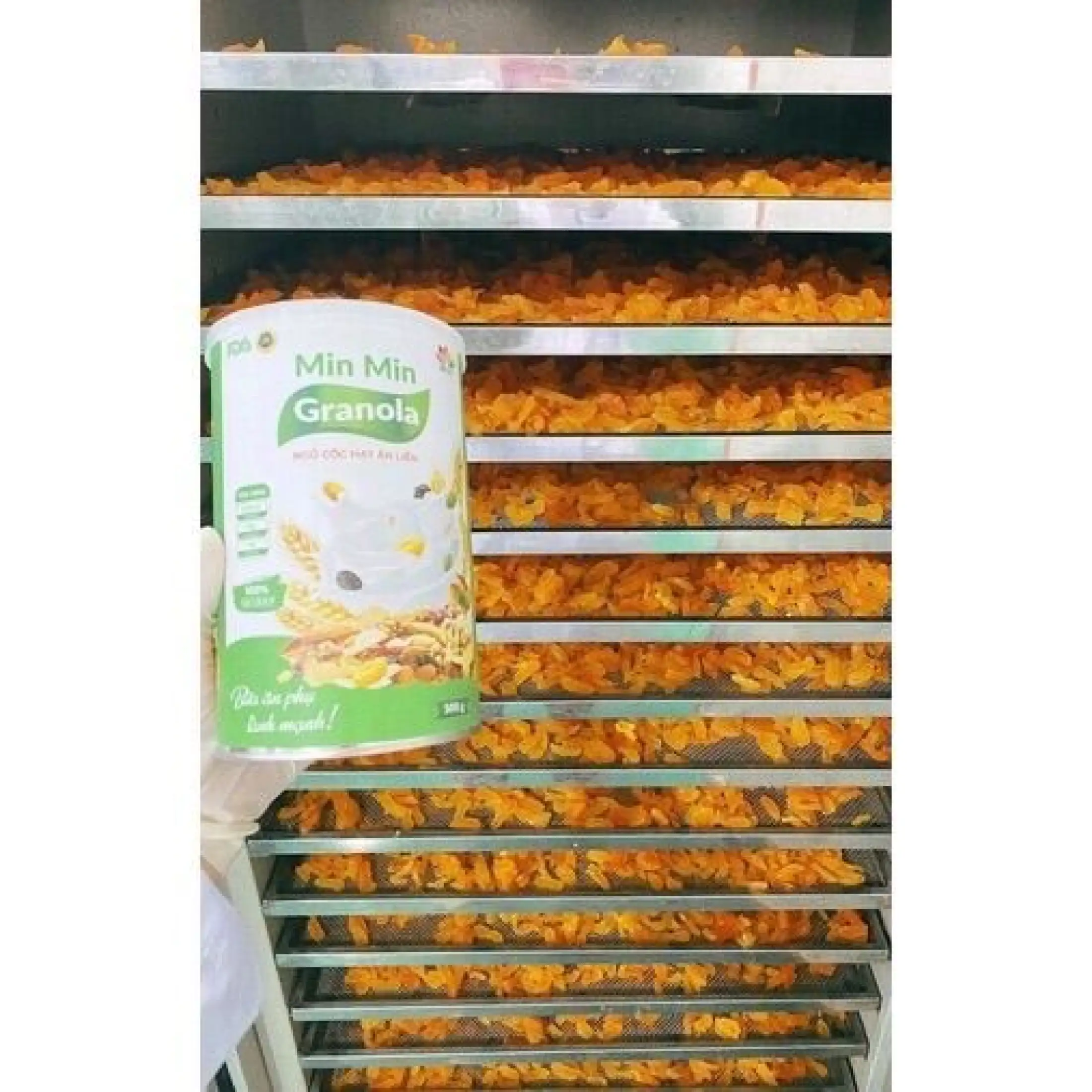 Ngũ Cốc Hạt Min Min (hộp 500g) Ngũ Cốc Ăn Liền Granola Cao Cấp - Món Ăn Vặt Cho Bé - Ngũ Cốc Ăn Kiêng Cho Mẹ