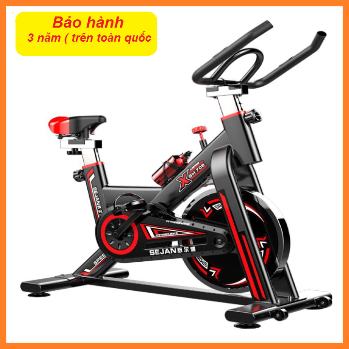 [Có Video] Xe Đạp Thể Dục, Xe Đạp Tập Thể Dục, Khung Thép Cường Lực Chống Gỉ, Thiết Kế Mới