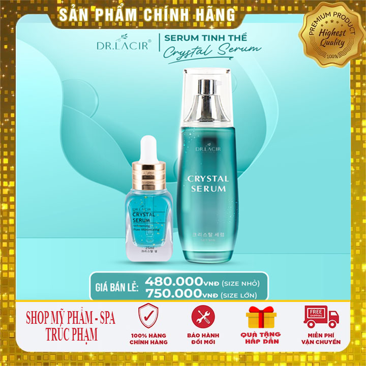 Serum tinh thể vàng 25ml Dr.Lacir – Crystal Serum