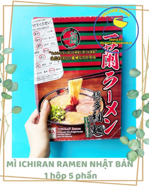 Mì ichiran ramen nhật bản - mì nổi tiếng tại nhật