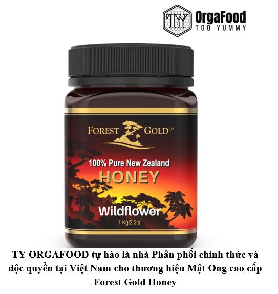 Mật ong rừng wildflower forest gold new zealand - bảo đảm 100% chất lượng mật ong rừng nguyên chất - ty orgafood phân phối độc quyền tại việt nam
