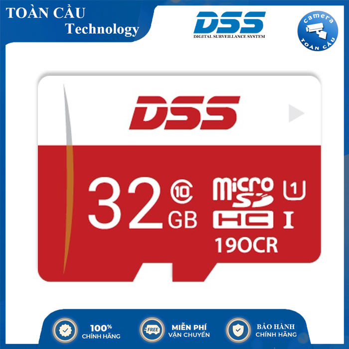 [100% CHÍNH HÃNG] Thẻ nhớ 32gb DAHUA DSS - Tốc Độ Đọc Class 10 - Camera Toàn Cầu