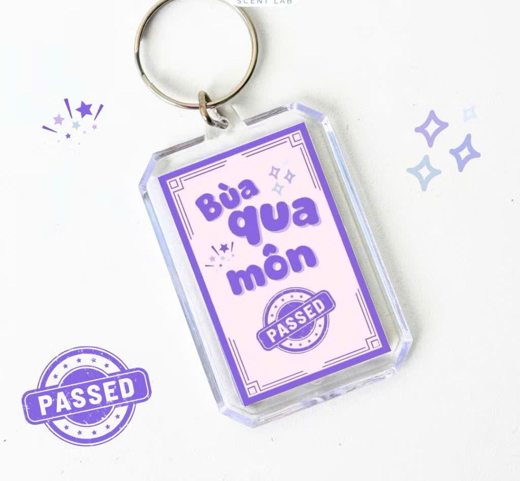 Keychains with Cute, Meaningful Printed Letters - 7