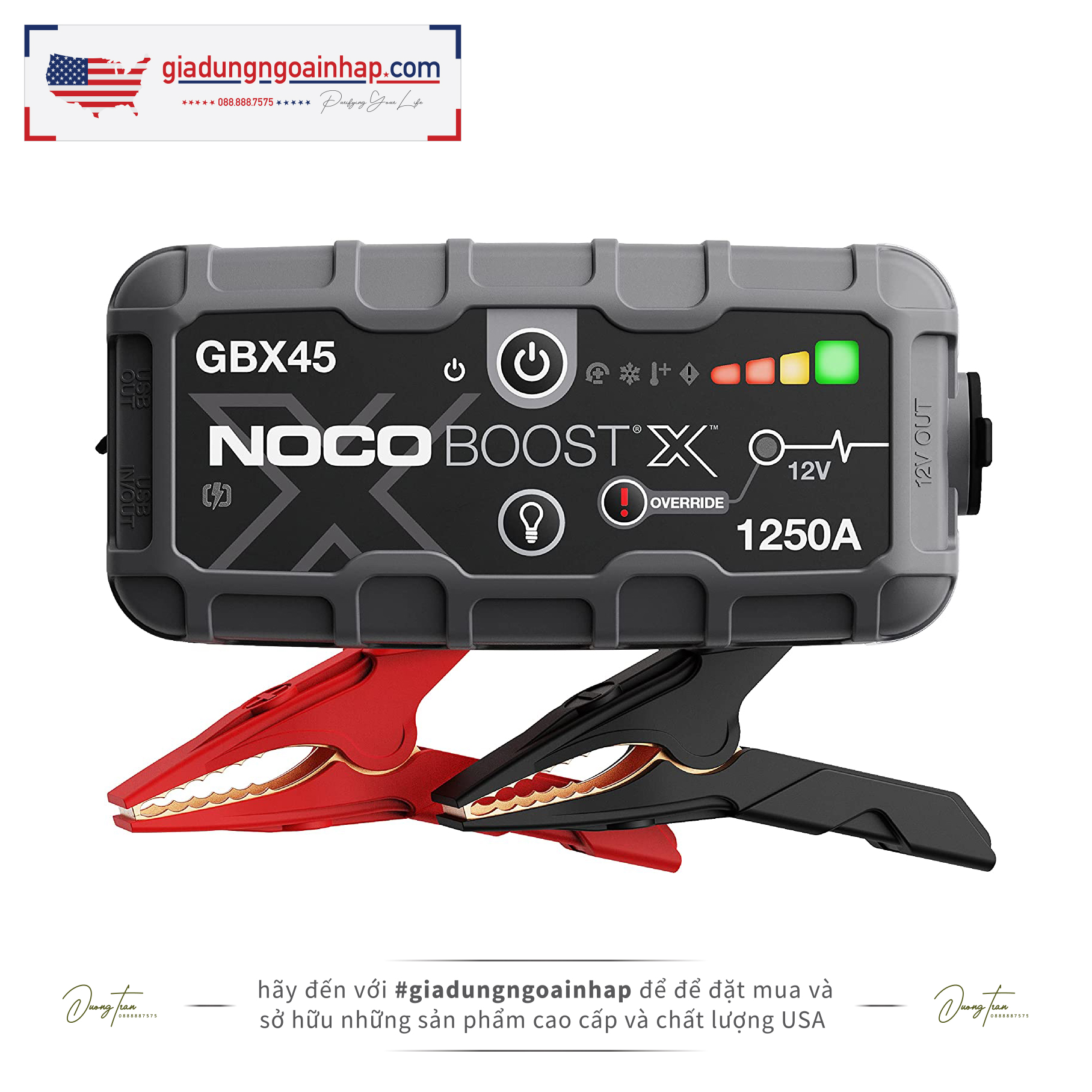 Pin kích bình bình noco boost x gbx45 12v 1250a 31wh