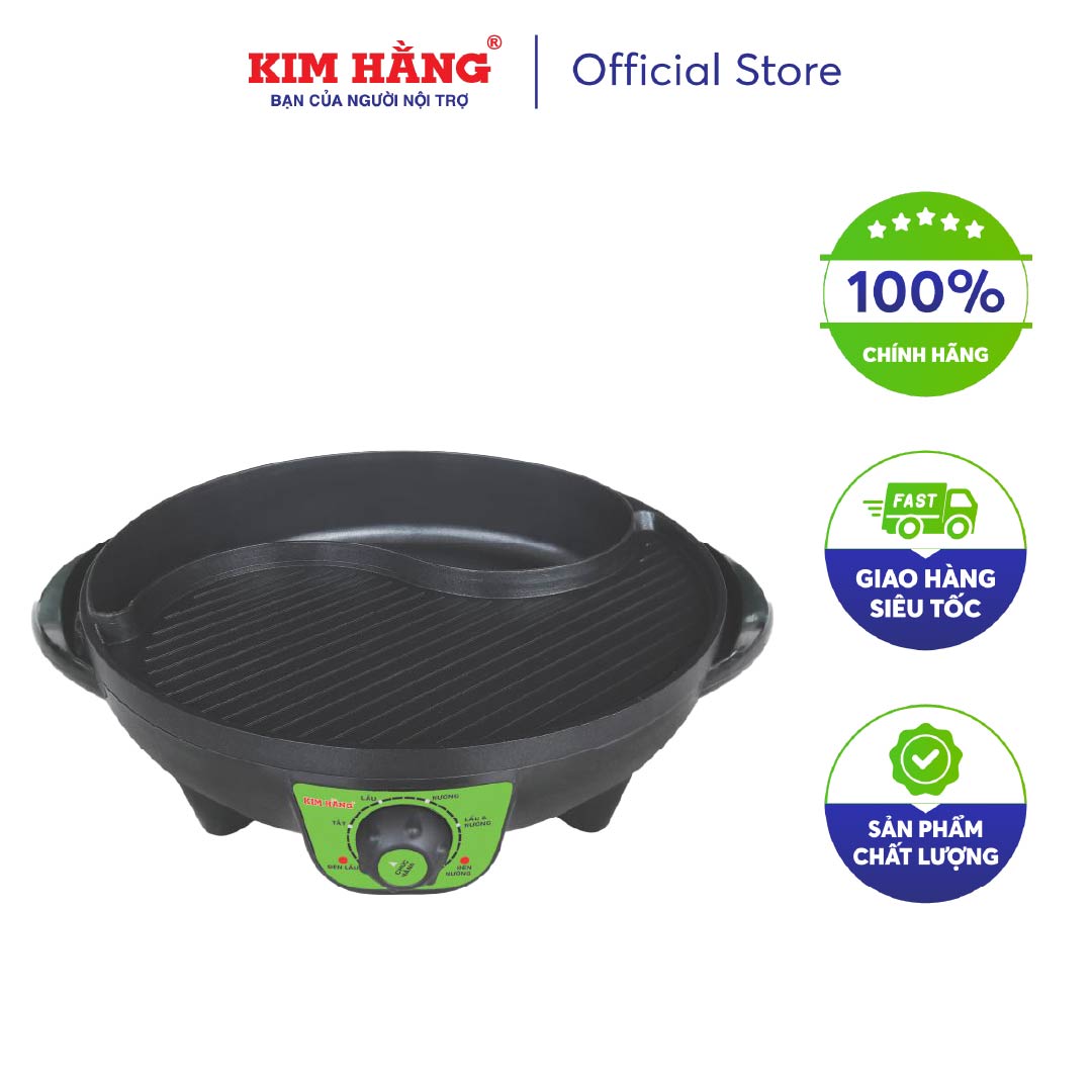 Chảo điện lẩu nướng d32 kim hằng khg8055