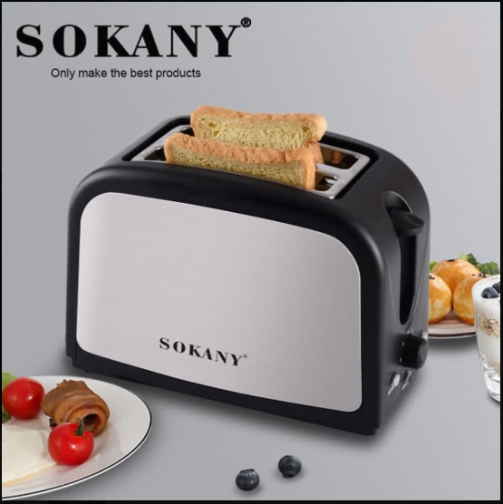 Bánh mì sandwich, máy nướng sandwich,máy nướng bánh, máy làm bánh mì máy nướng bánh mỳ sandwich sokany hjt 008s với 6 chế độ chỉnh làm bánh mì giòn thơm yêu thích cho bữa sáng ngon,đảm bảo,nhanh chóng cùng gia đình