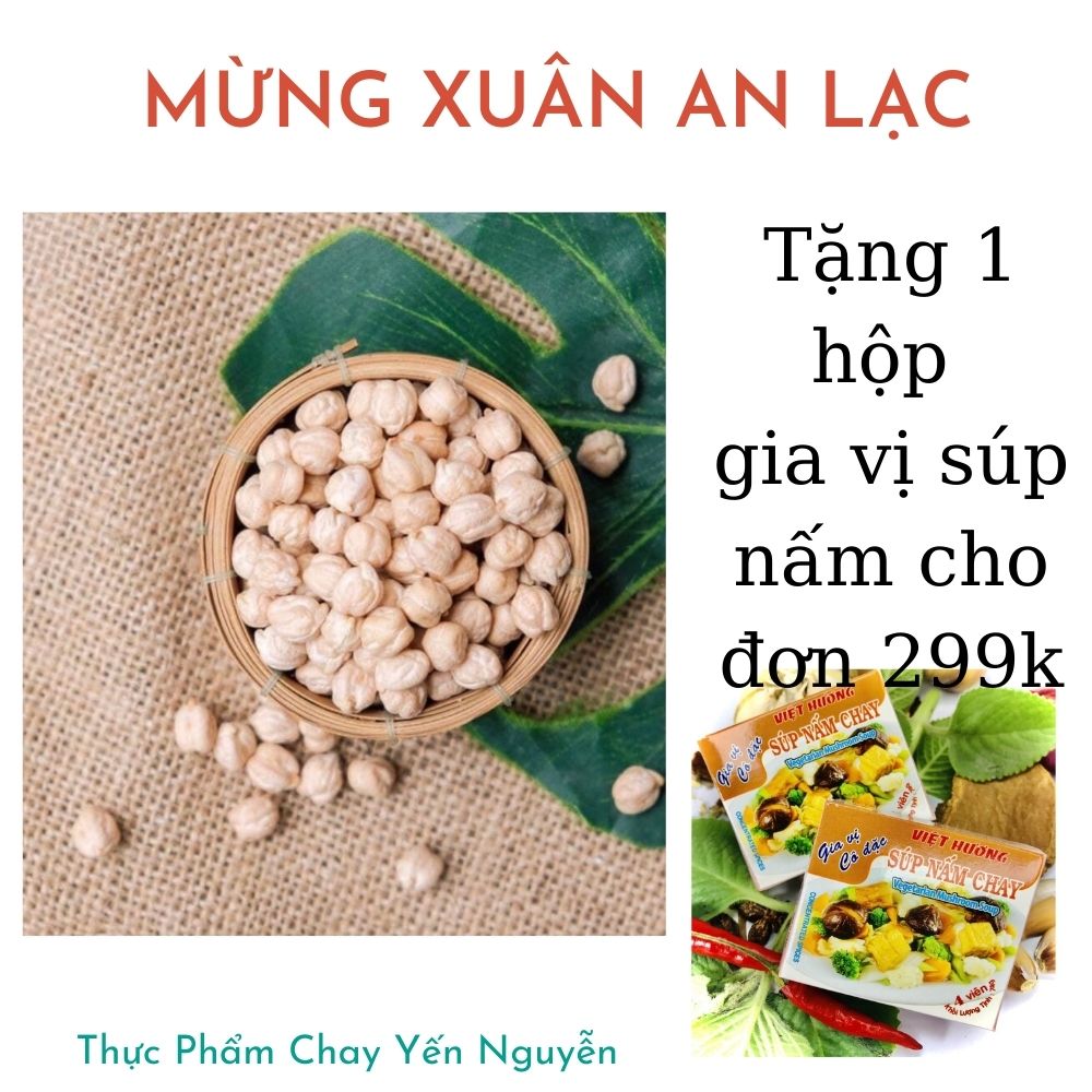 Đậu gà hữu cơ - gói 1kg - cung cấp nhiều dinh dưỡng, vitamin, protein