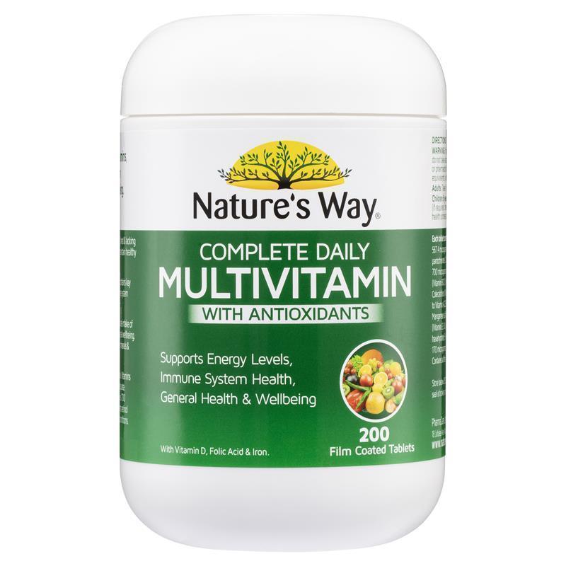 Vitamin tổng hợp Úc nature s way complete daily multivitamin - 200 Viên