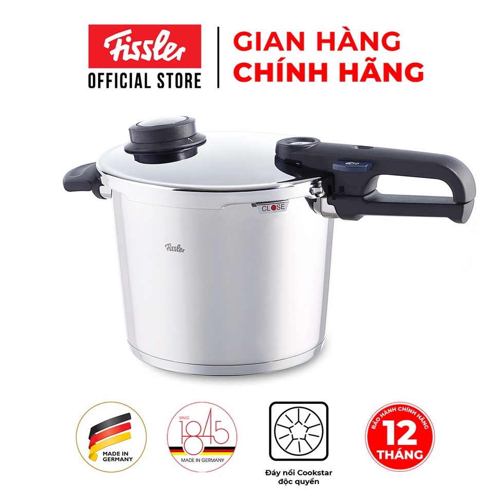 Nồi áp suất Fissler Vitavit Premium hàng chính hãng 100% sản xuất tại Đức an toàn cho sức khỏe bền đẹp. Bảo hành chính hãng đổi trả 15 ngày dịch vụ chu đáo