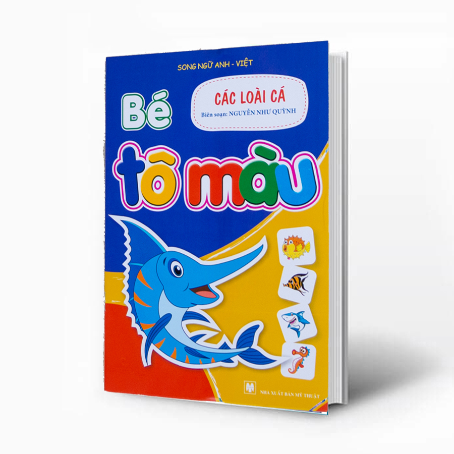 Sách - bé tô màu các loài cá