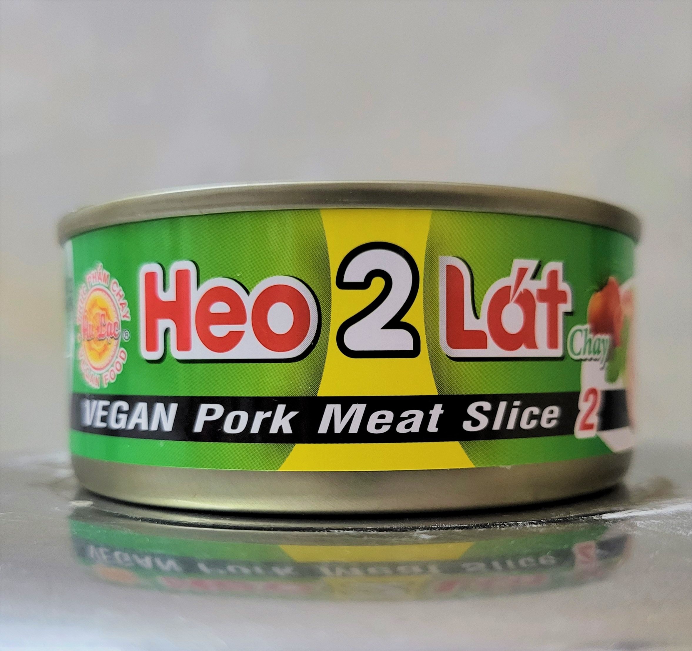 Heo 2 lát chay âu lạc vegan pork meat slice