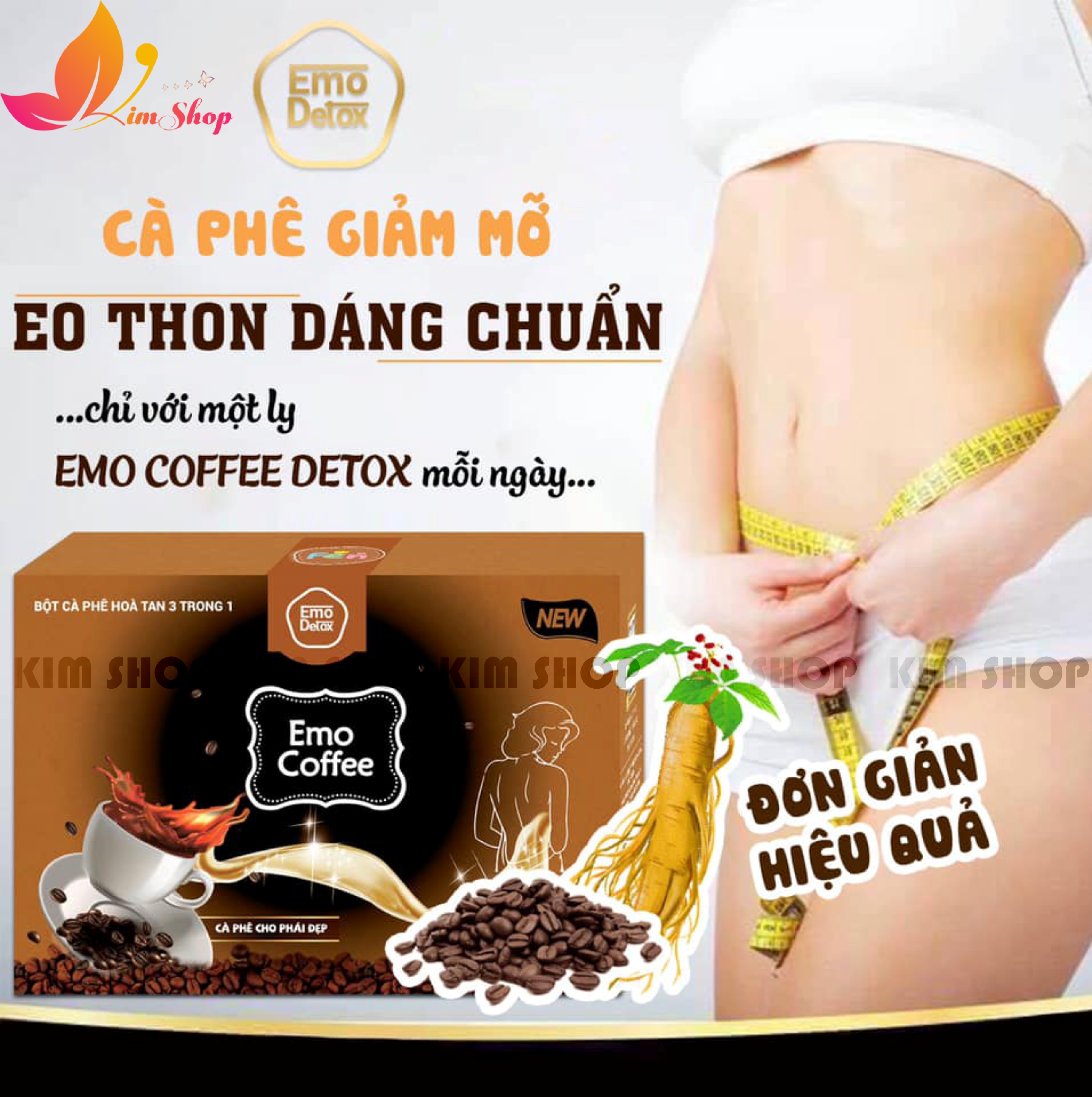 Combo 10 hôp giảm cân trái cây emo slim by fen