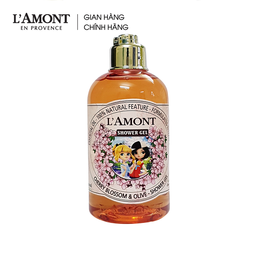 Sữa tắm cho bé (Kids) Cherry Blossom (hoa anh đào) 250ml - L'amont En Provence