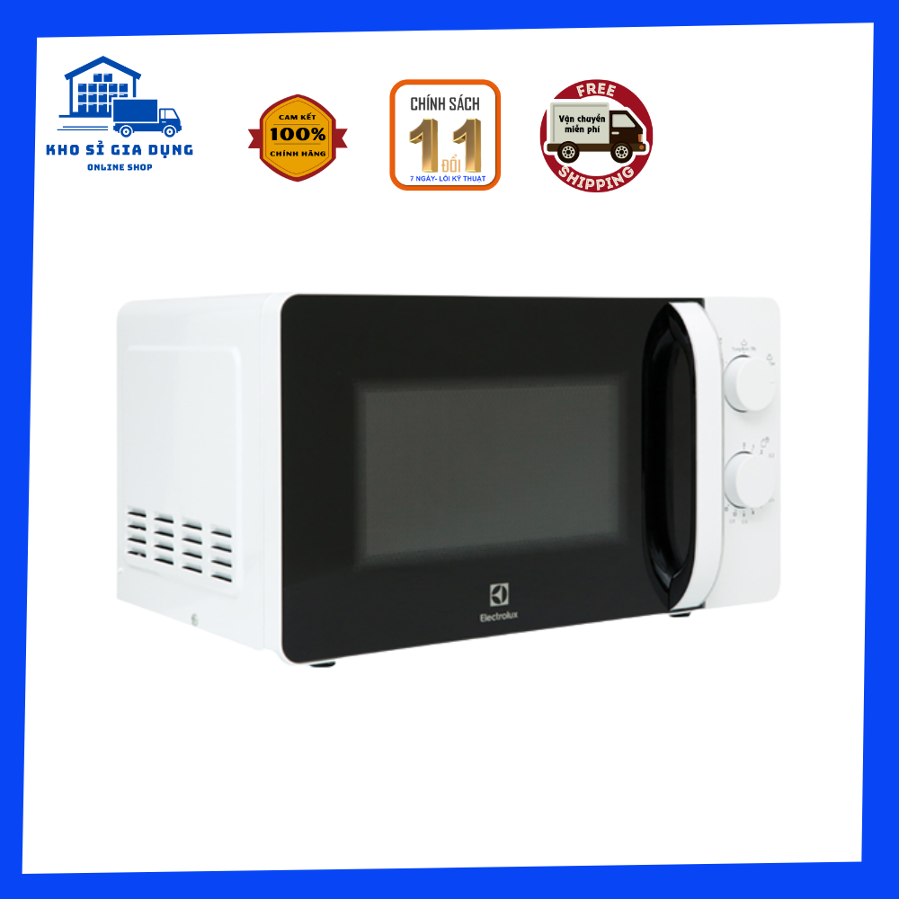 Lò vi sóng electrolux 20 lít, công suất 800w emm20k18gw - kho sỉ gia dụng