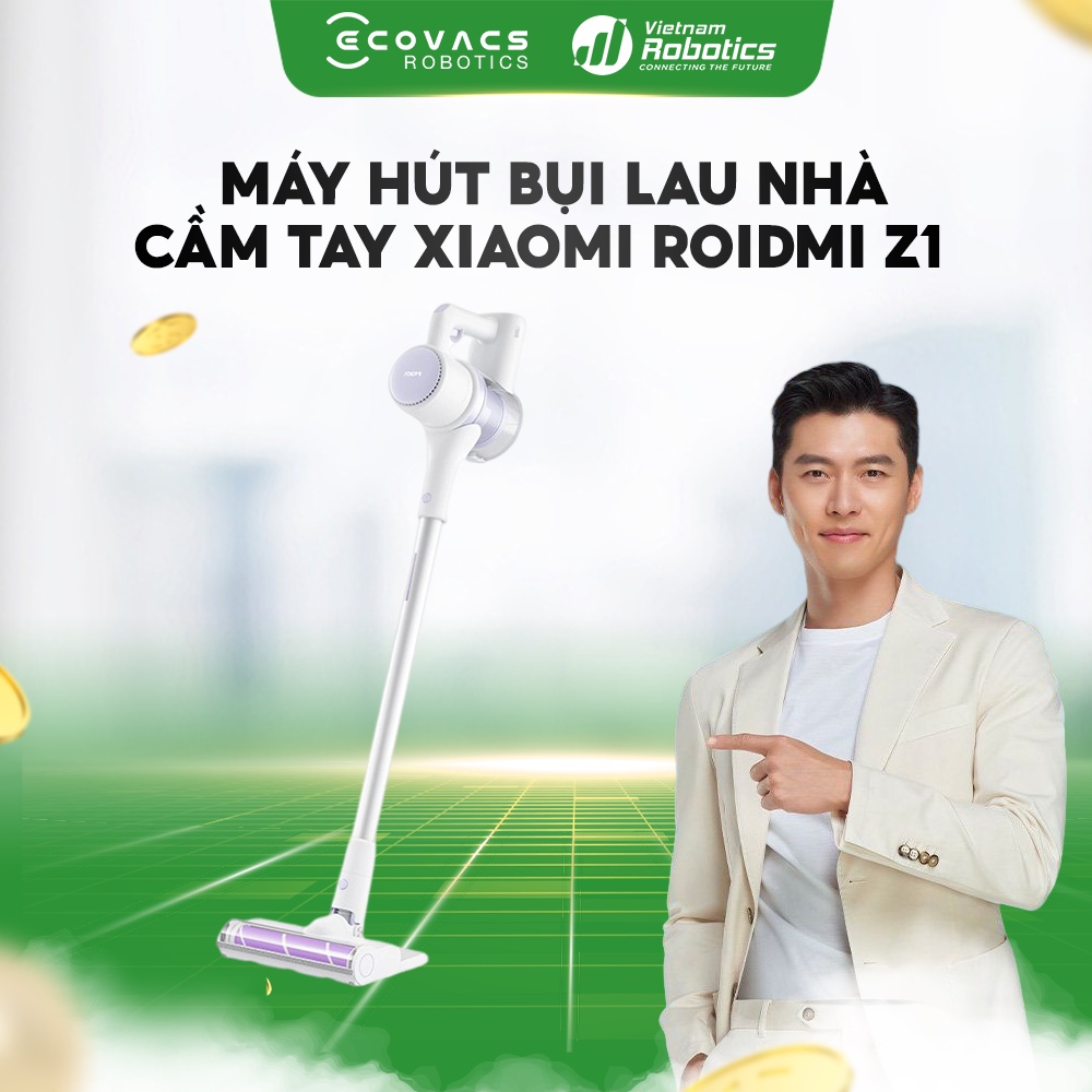 Máy hút bụi lau nhà cầm tay XiaoMi RoidMi Z1 - NK&PP Chính hãng, bảo hành 24 tháng