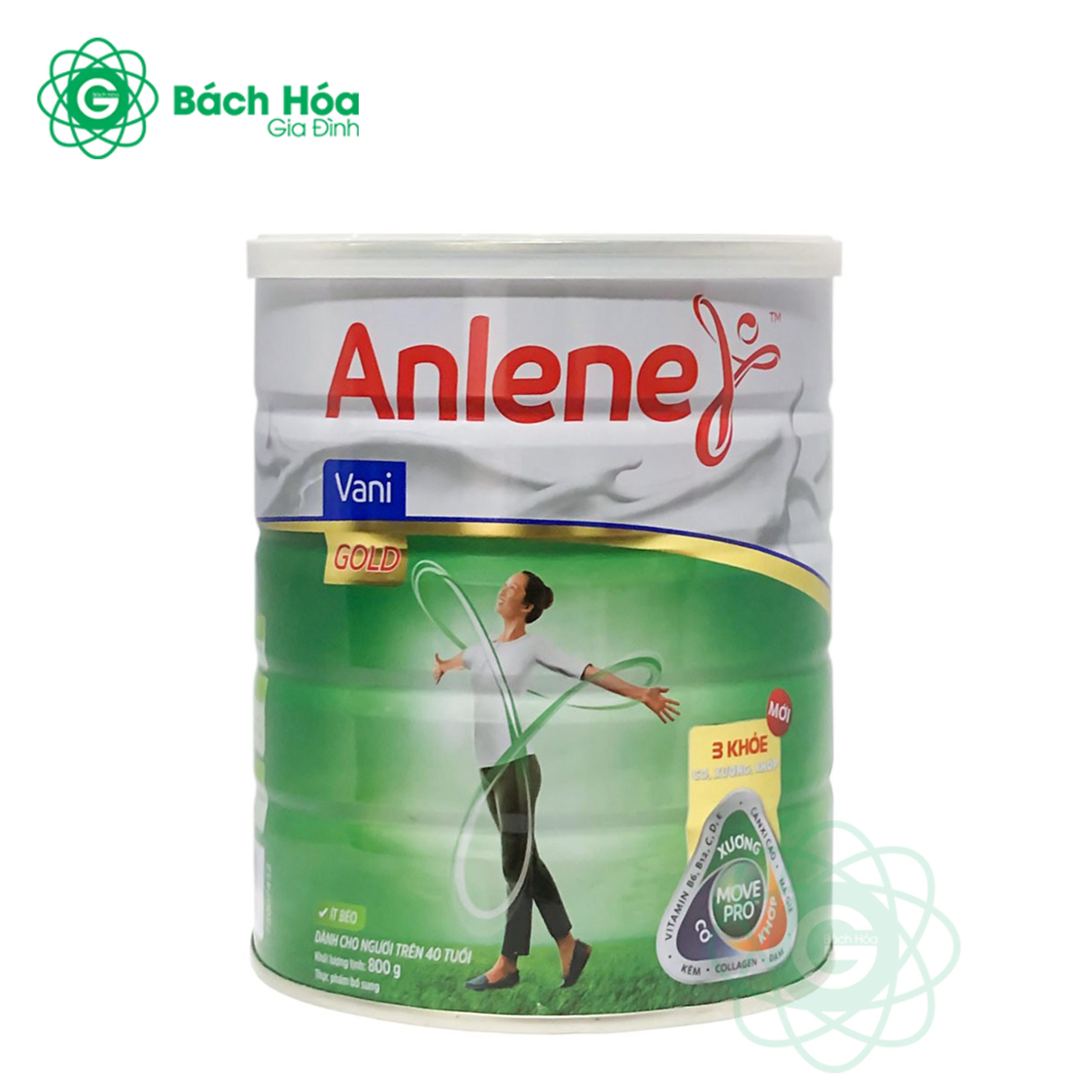 Sữa Anlene MovePro Gold hương Vani 800g trên 40 tuổi