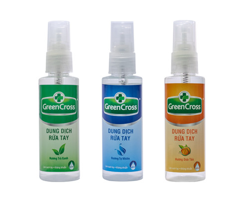Dung dịch rửa tay green cross 70ml