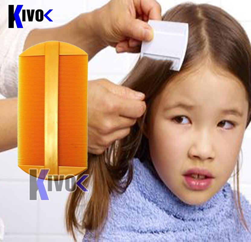 Lược Dài Chải Chấy - Chải Chí Bằng Nhựa Hai Mặt - Loại Bỏ Trứng Chấy Và Bọ Chét