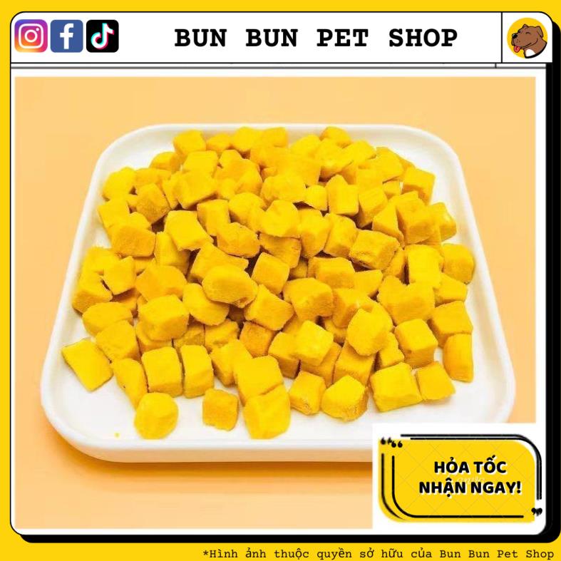 Lòng đỏ trứng gà sấy cho thú cưng