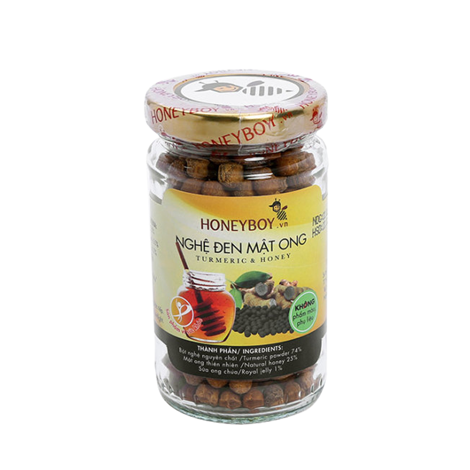 Nghệ đen mật ong Honeyboy 80g