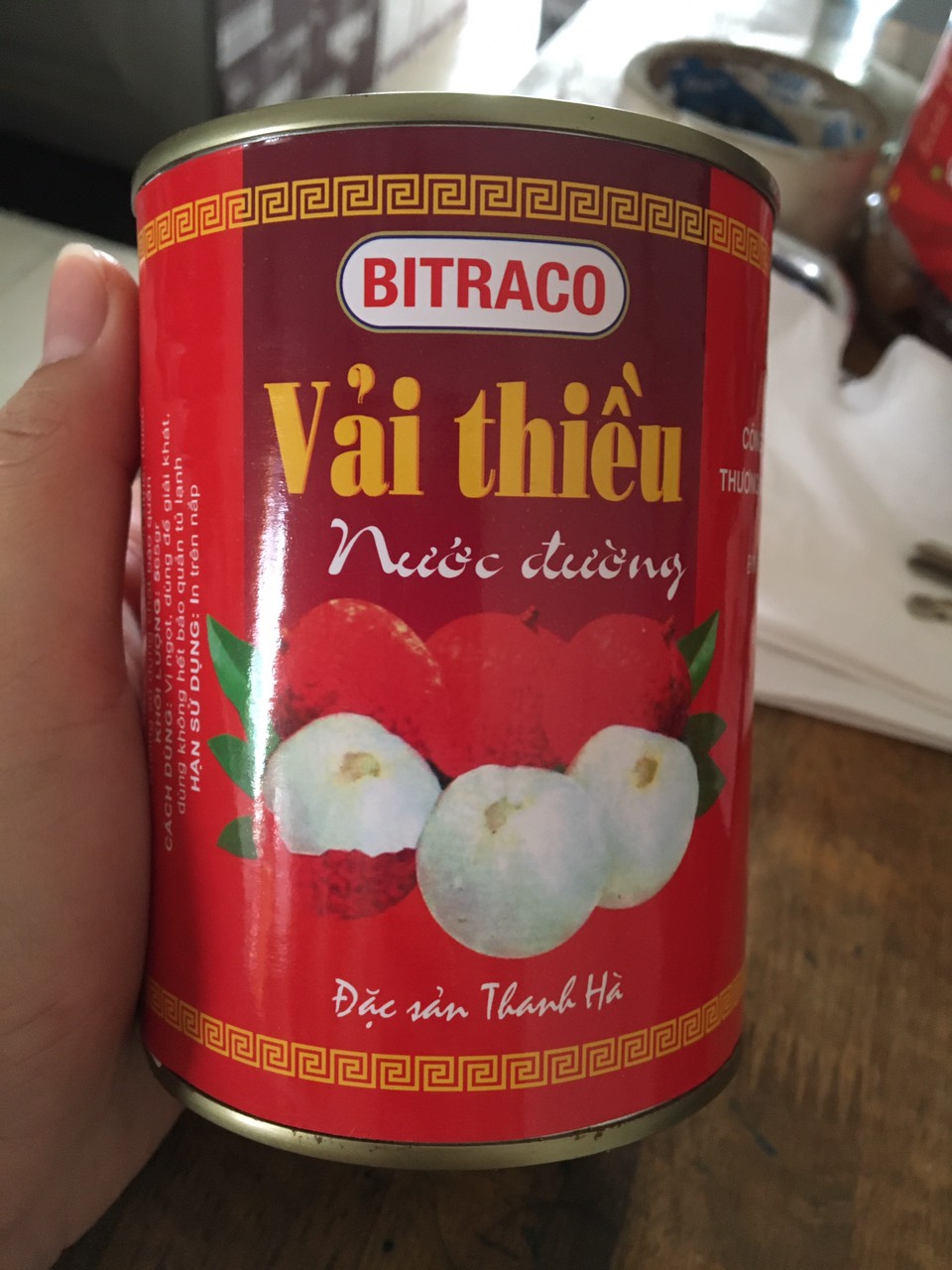 Vải Thiều Ngâm Thanh Hà 565g