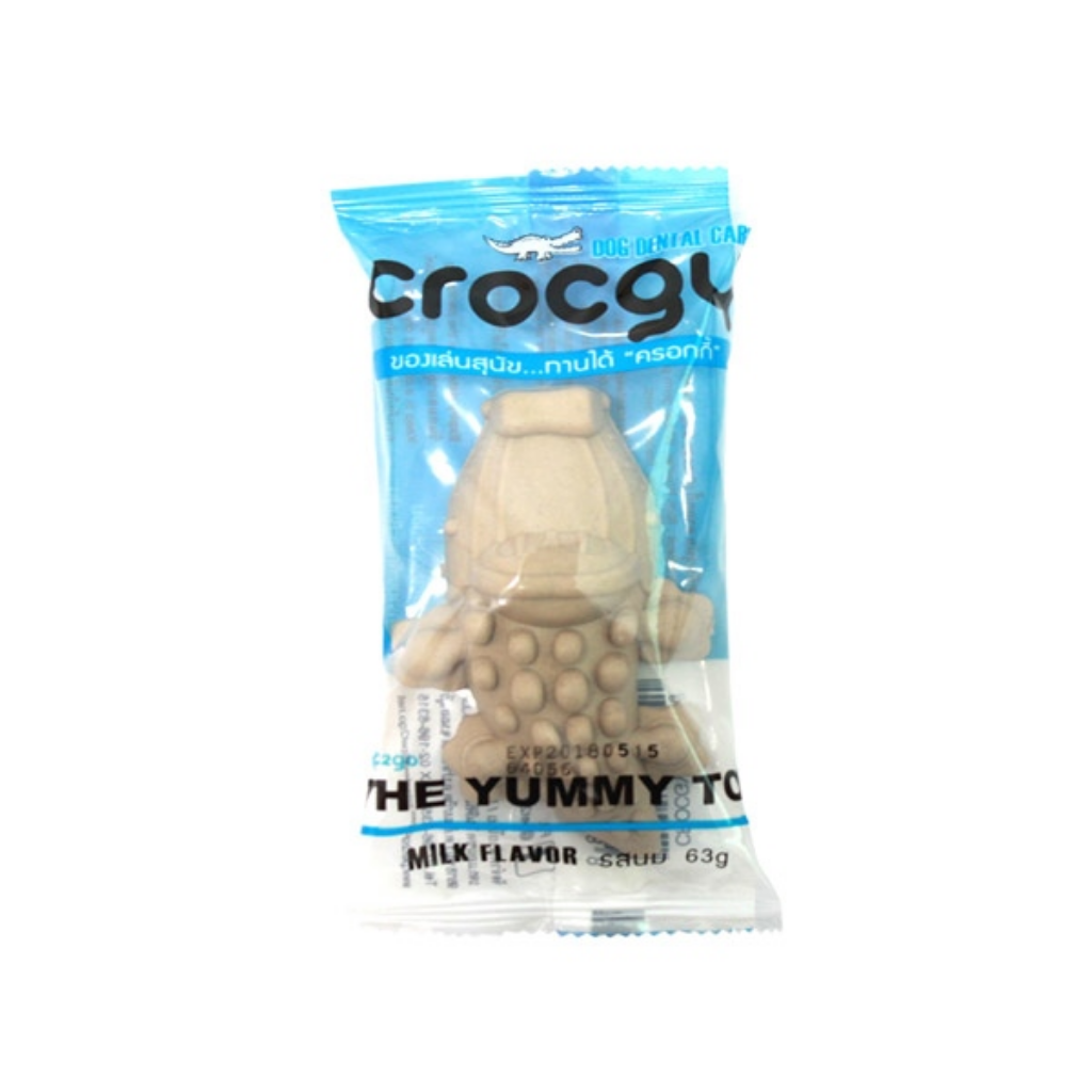 Snack gặm sạch răng hình cá sấu Crocgy 18g / 63g cho chó