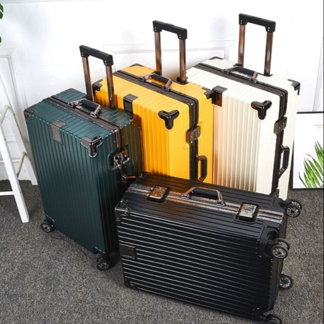 Vali khoá sập khung nhôm cao cấp B3T đủ size 29/24/20 inch Tặng áo trùm vali