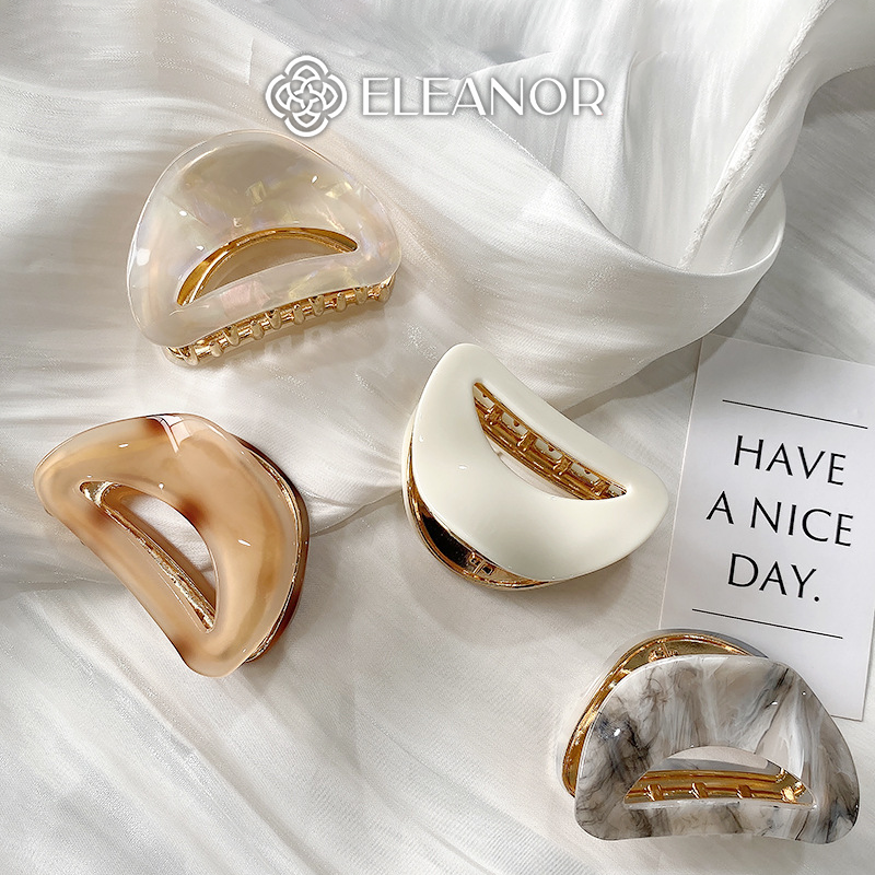 Kẹp tóc nữ Eleanor Accessories kẹp tóc càng cua kiểu dáng basic phụ kiện tóc 6469