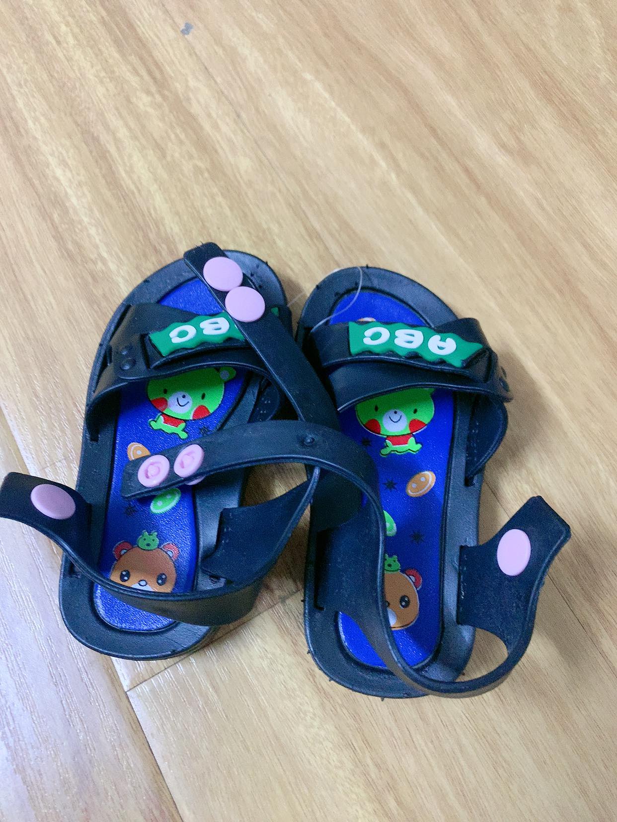 Dép sandal nhựa rẻo cho bé trai + gái