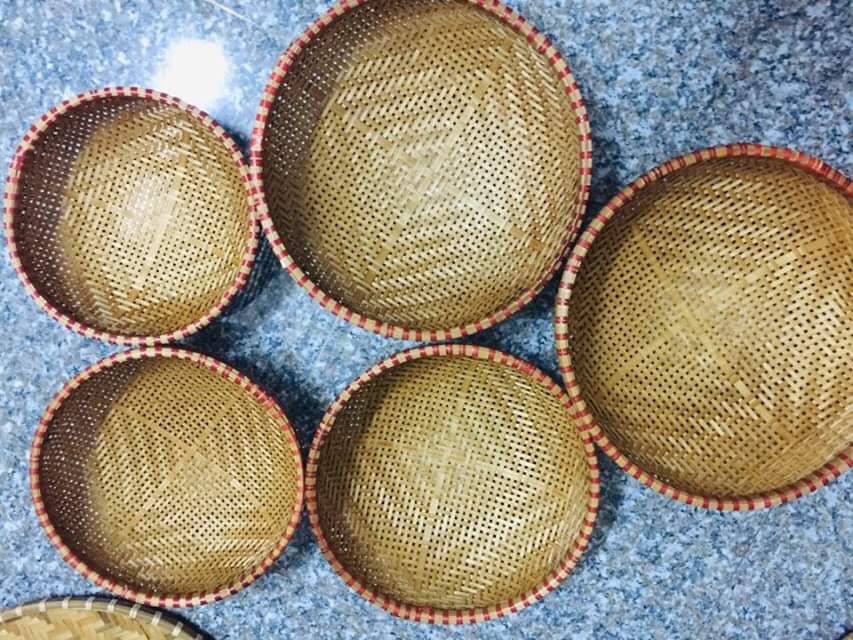 Rổ tre đan 5 size