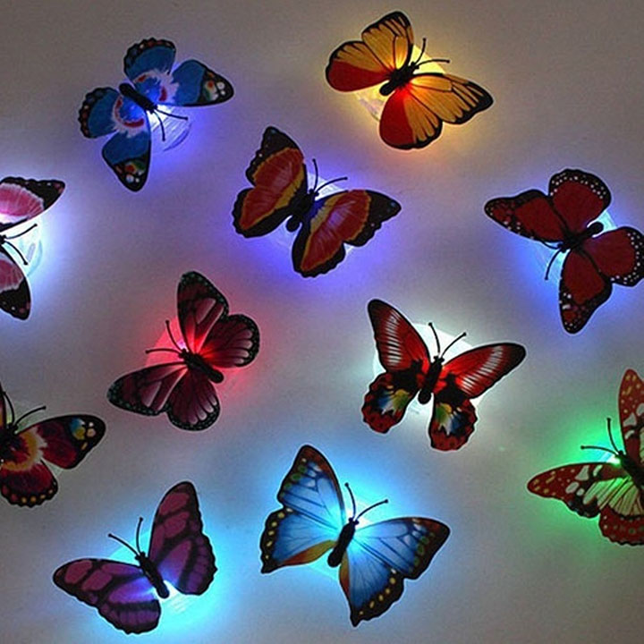 Đèn led dán tường trang trí hình bướm 3d - gd0902