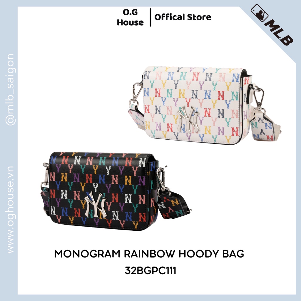 Túi mlb monogram rainbow hoody - chính hãng 100%