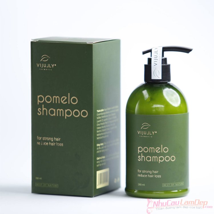 Dầu Gội Bưởi Vi jully Pomelo Shampoo , Chiếc Xuất Từ Thảo Dược Tự Nhiên Vỏ Bưởi , Kích Thích Mọc Tóc Và Dày Tóc - XẢ HÀNG
