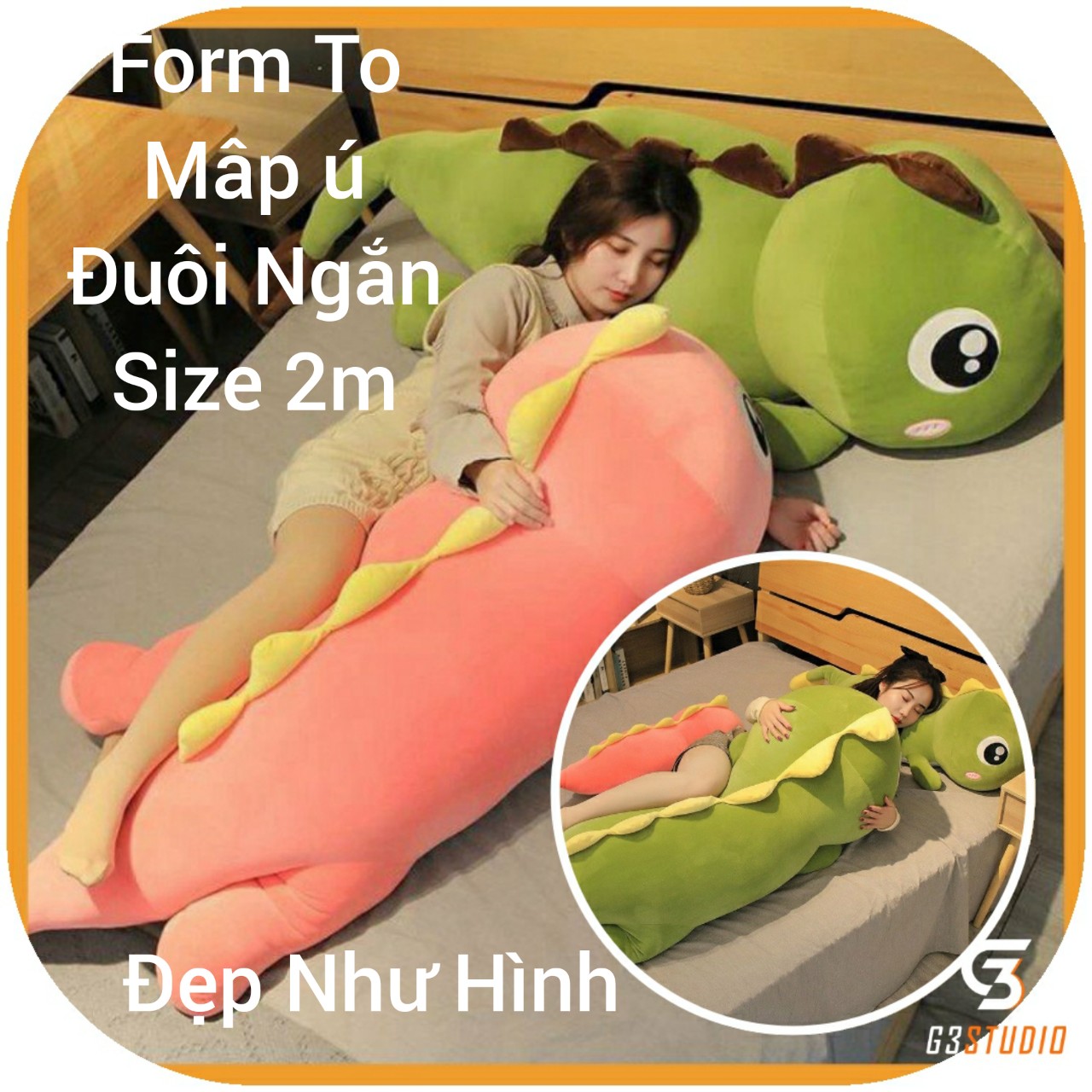 Khủng Long Đuôi Tim , Mắt lồì siêu to 2m